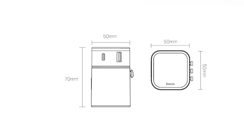 Universal travel adaptor charger plug