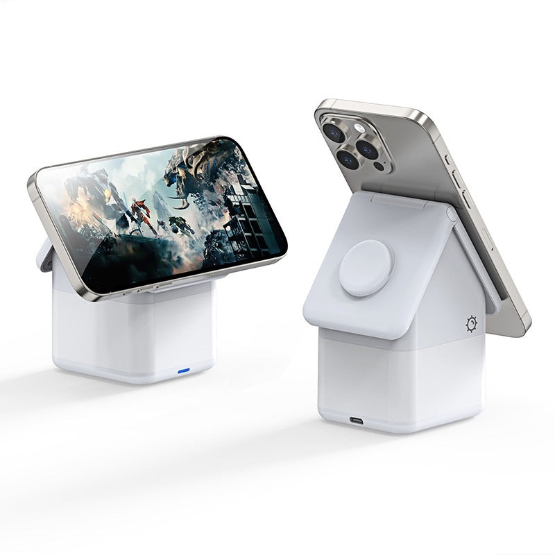 Magnetic Wireless Charger Earphone Watch Four-in-One by Nextronix 