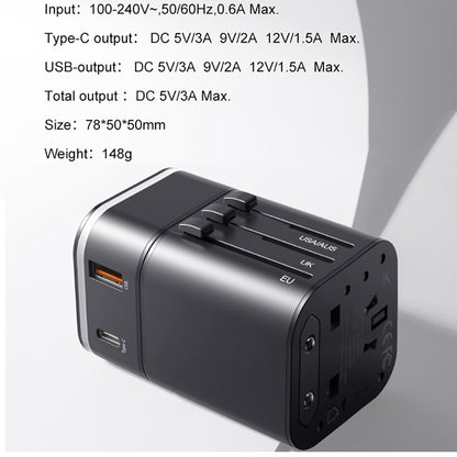 Universal travel adaptor charger plug