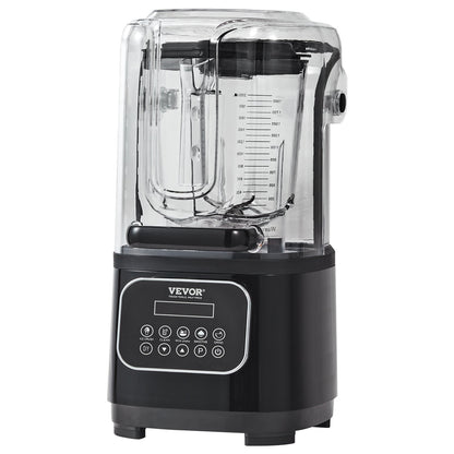 VEVOR  Blender With Shield, Blender Combo, Stainless Steel