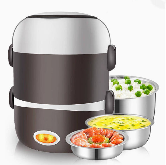 Multifunctional Electric Heating Lunch Box Portable Mini Rice Cookers