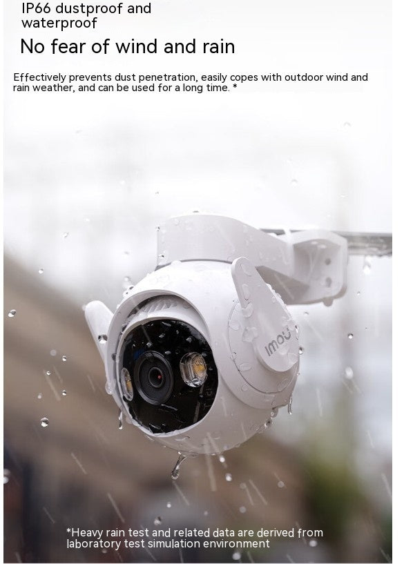 5 Million Clear Outdoor Surveillance Cameras with IP66 dustproof and waterproof design for all weather conditions.