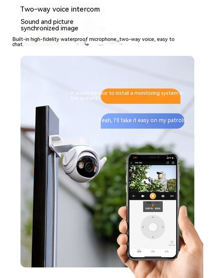 5 Million Clear Outdoor Surveillance Cameras with two-way voice intercom and mobile access for enhanced security.