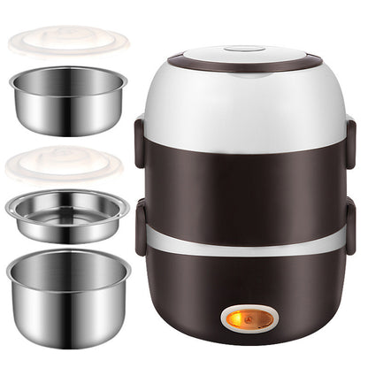 Multifunctional Electric Heating Lunch Box Portable Mini Rice Cookers
