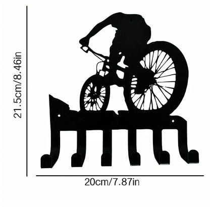 Metal Wall Art W Coat Hook - Functional Decor For Living Room Bedroom